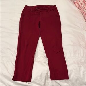 Cabi Ponte Knit Red Pants